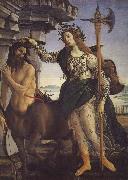 Sandro Botticelli pallade e il centauro oil